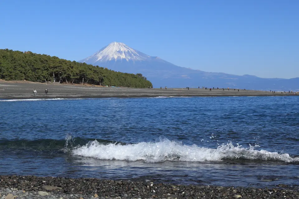 三保松原から望む富士山
