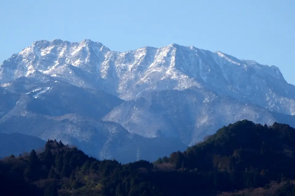 石鎚山の風景