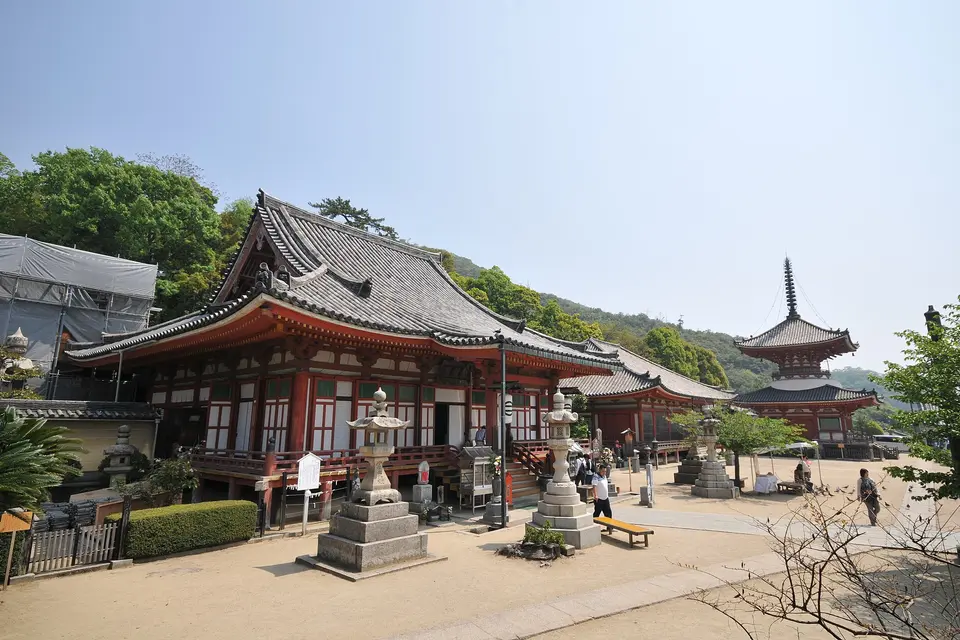 尾道の町並みの風景