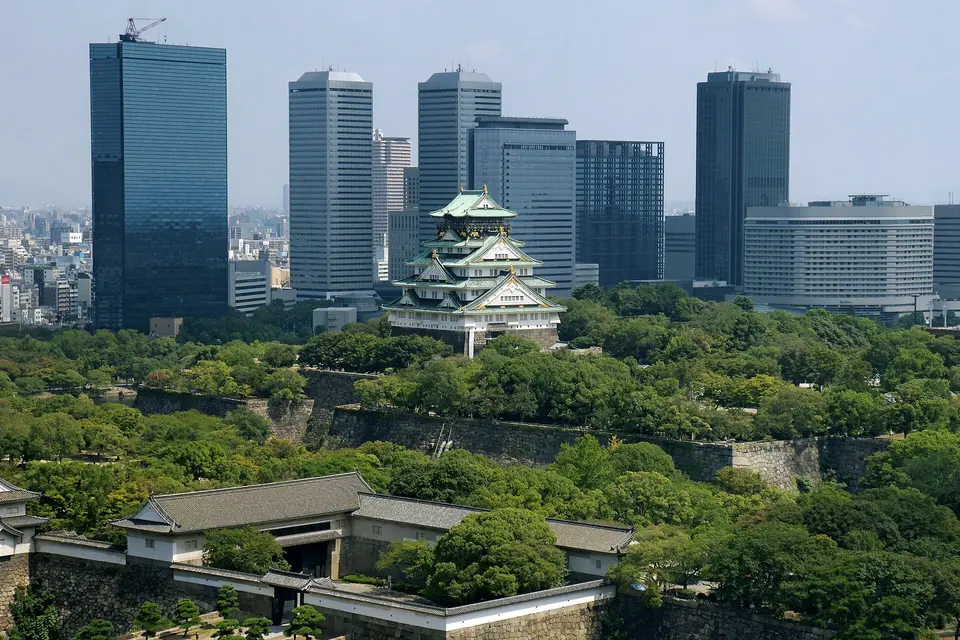 大阪城の風景