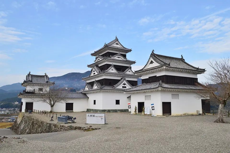 大洲城の風景