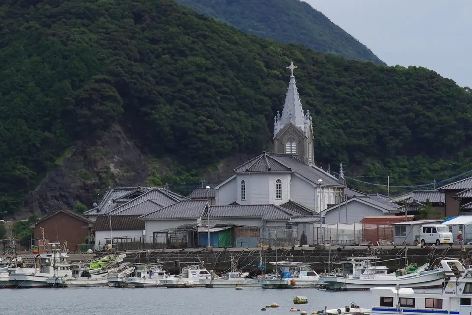 崎津集落の風景