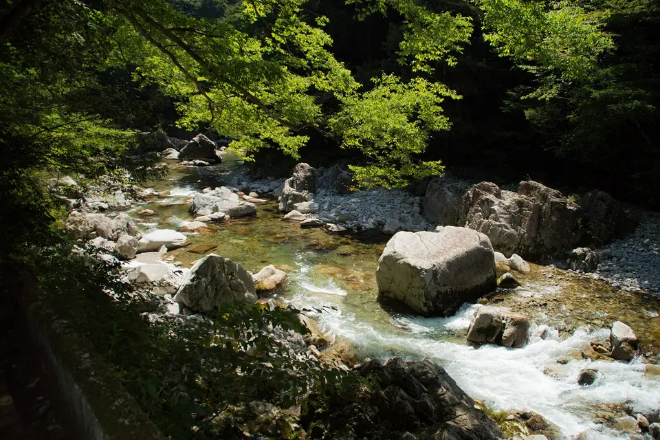 三段峡の風景