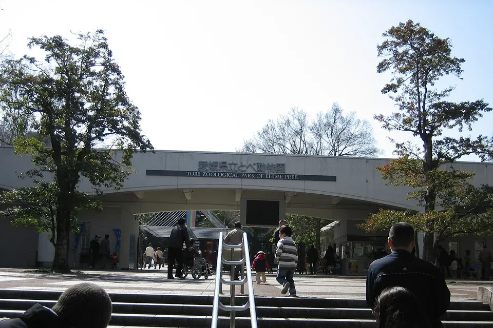 愛媛県立とべ動物園の風景